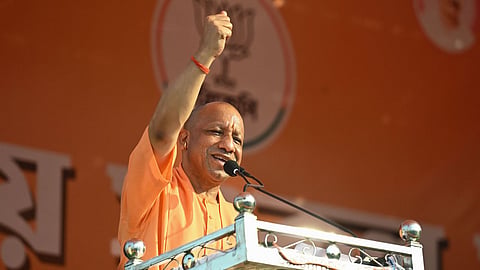 Thousands of women take to the streets of Lucknow; Yogi leads a foot march in the scorching heat, delivering a stinging retort to the opposition.