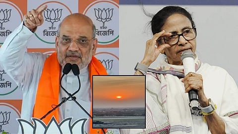 Amit Shah calls TMC a "Setting Sun" and shares a video on X. PM Modi takes a jibe at TMC over his "Jhalmuri Break". 152 seats voted in Phase 1.