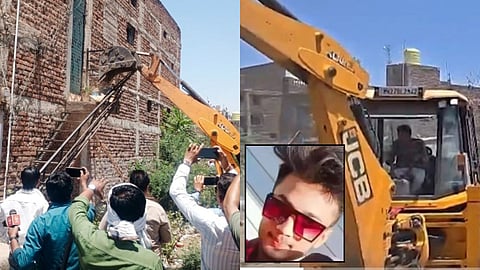 Bulldozer action on main accused Ayan Ahmad's house in Achalpur blackmailing case. 4 arrested, SIT formed. Navneet Rana demands encounter.