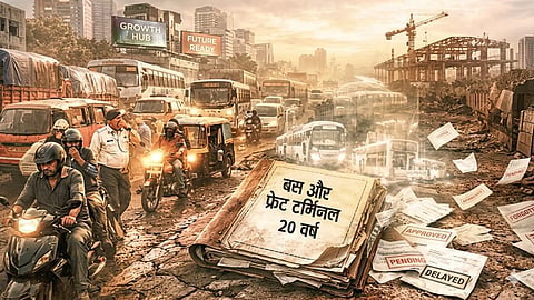 A critical analysis of Nagpur's failing transport system. Why proposed bus and freight terminals have remained on paper for 20 years despite a new ₹25,567 crore mobility plan.