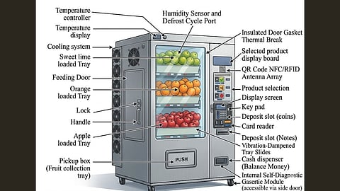 Nagpur University's Unique Initiative: 'Fruit Vending Machine' Developed for Farmers—Now, Farm-Fresh Fruits Go Directly to the Market.