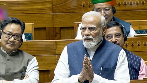 pm modi in parliament