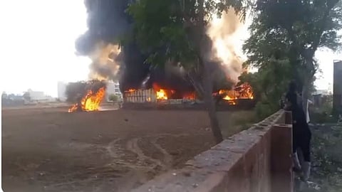 rajasthan fire