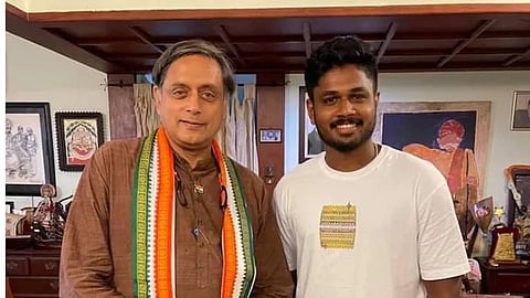shashi tharoor sanju samson