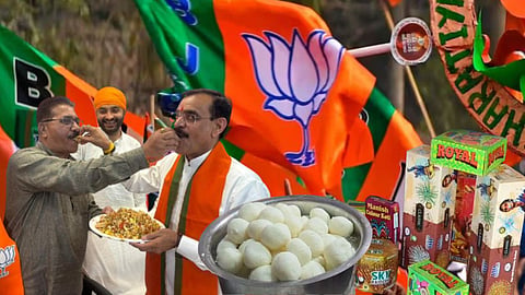 BJP Celebration After Bengal Election Victory