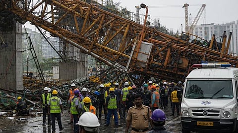 Bhayandar Link Road Crane Accident Workers Death