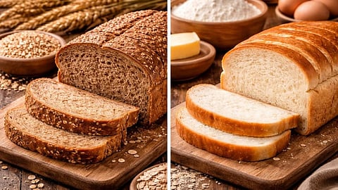 Brown Bread or White Bread which one is healthier in Hindi