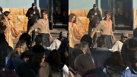 Deepika Padukone And Shah Rukh Khan On King Set