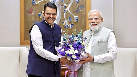 Devendra Fadnavis Meets PM Modi In Delhi