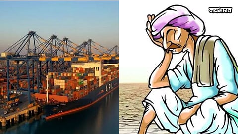 palghar vadhavan port farmer compensation fraud 50 lakhs