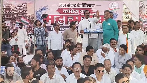Indore Rajwada Water Crisis Congress Protest Jitu Patwari Big Statement Target Government