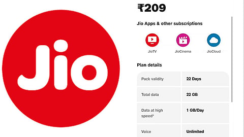 Jio Quietly Withdraws Affordable 209 Plan Impact of TRAI Order