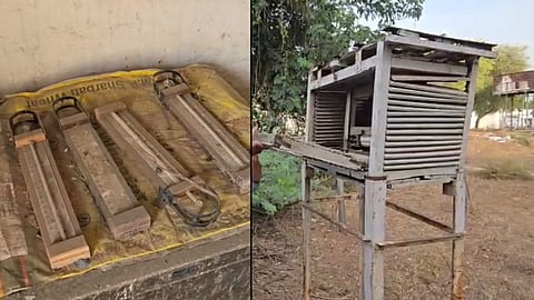 Khandwa 150 Year Old British Era Weather Station Accurately Measures 45 Degree Celsius Temperature Without Electricity Or Internet