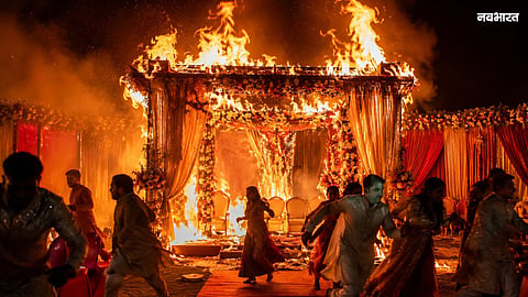 Nagpur Crime News: Enraged by his girlfriend's wedding, spurned lover takes horrific step hurls petrol bomb at the wedding pavilion.