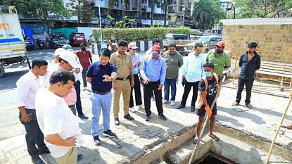 mbmc pre monsoon drain cleaning inspection
