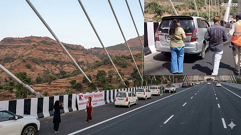 New Bridge Becomes Tourist Attraction; The "Missing Link" Turns into a New Selfie Point Deadly Photo-Taking at Speeds of 100 km/h.