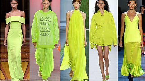 Trending Neon Colour Outfit Fashion for women