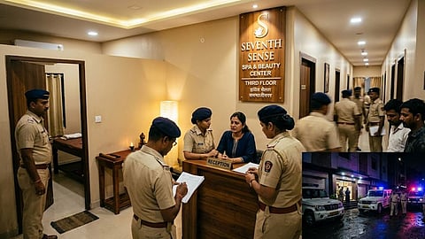 Police Raid on Spa in Chhatrapati Sambhajinagar