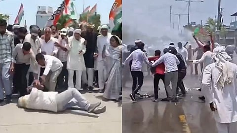 Ratlam Congress Collectorate Protest