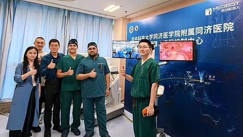 Indian urologist Dr. Syed Mohammed Ghouse successfully performed robotic surgery in Hyderabad.