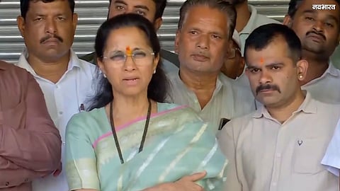 "Had the accused already been behind bars, the innocent victim's life would have been saved"—Supriya Sule launches a scathing attack over the Nasrapur incident.