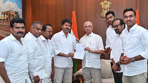 In Tamil Nadu, the Congress severs its long-standing ties with the DMK and stakes a claim to form the government in alliance with Thalapathy Vijay's TVK.