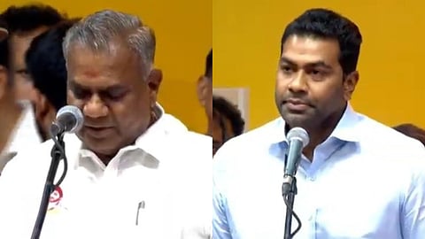 Tamil Nadu CM Oath Thalapathy Vijay 9 ministers