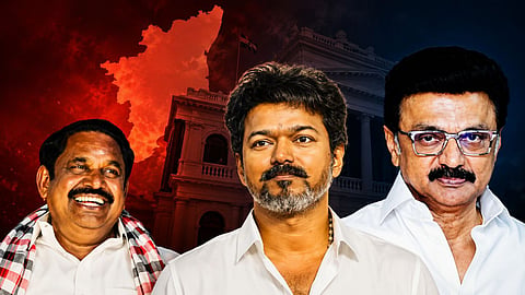 Major Upset in Tamil Nadu! Will the DMK and AIADMK Join Forces to Stop Vijay? Majority Tussle Hits a Snag at the Raj Bhavan.