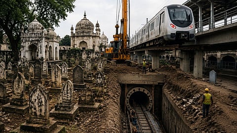 Bhopal Metro Project Waqf Tribunal Legal Dispute Underground Line Cemetery
