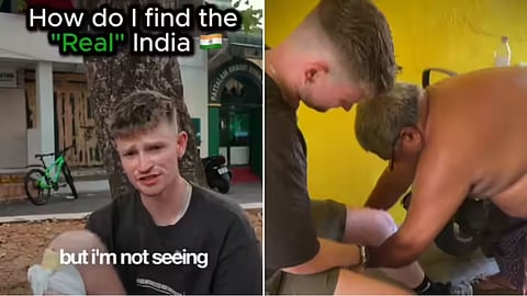 A foreign traveller who came to India with fears from social media was surprised by the kindness and hospitality he received.