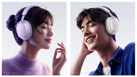 Headphones with 75-Hour Battery Life Vivo Over-Ear Noise-Cancelling Headphones