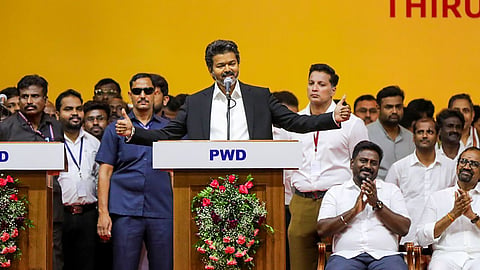 cm joseph vijay oath 13 may floor test challenges