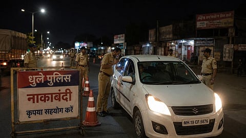 Dhule Police's combing operation