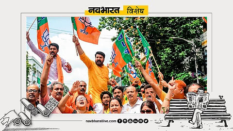 Navbharat Special: With a Resounding Victory, the BJP Overwhelms Everyone; Exit Polls Prove Almost Entirely Accurate.c