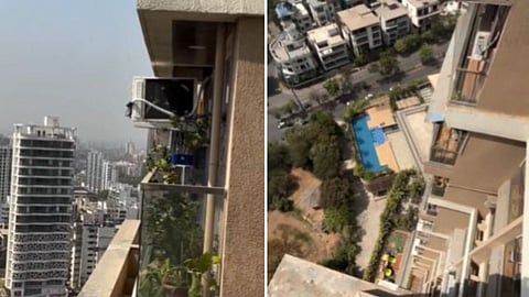 A technician refused to service an AC unit dangerously installed on the 23rd floor of a high-rise building.