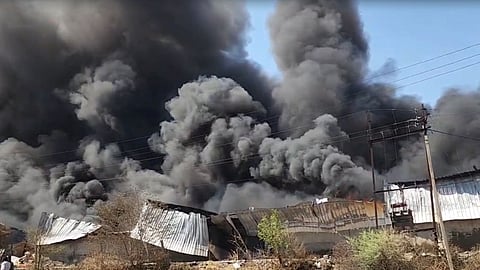 Indore Factory Fire News