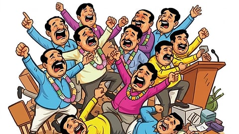 Growing Factionalism within Nagpur BJP: After the Congress, Internal Strife Now Grips the BJP—Rifts Visible Even During Victory Celebrations.