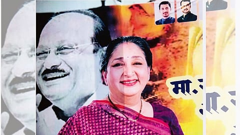 Nagpur NCP's Show of Strength: Hoardings Erected in Support of Sunetra Pawar; Demand to Appoint Her as CM Following Baramati Victory