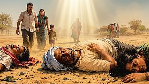 The sun is spewing fire, yet the system's intent remains cold; 10 deaths in a single day in Nagpur—yet for the police, these are merely accidental cases.