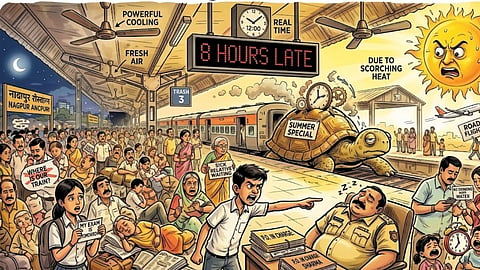 A Journey from Nagpur to Mumbai That Was a Real Ordeal; Railways Responds: "It's a 'Special Train,' After All—So a Bit of 'Special Waiting' Is Only to Be Expected!"