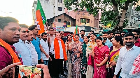 Celebrations in Nagpur over Bengal-Assam-Puducherry victories; BJP workers hold victory festivities and take aim at the Opposition.
