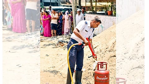 Nashik: Gas cylinder explosion in kitchen: Woman seriously burnt in Satpur, household items burnt to ashes