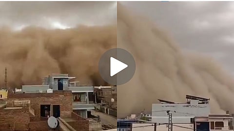 rajasthan sand storm video