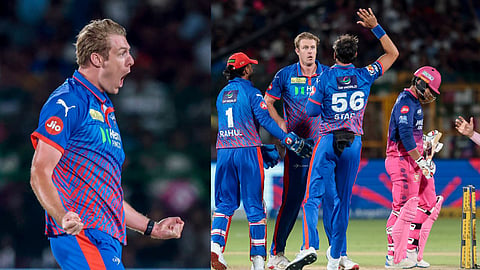 vaibhav sooryavanshi wicket celebration Kyle Jamieson