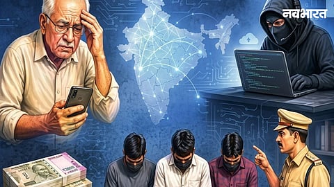 Amravati Cyber Cell busted an interstate gang in Noida, arresting 3 men for cheating a 67-year-old senior citizen of ₹13.87 lakh over a fake online loan offer.