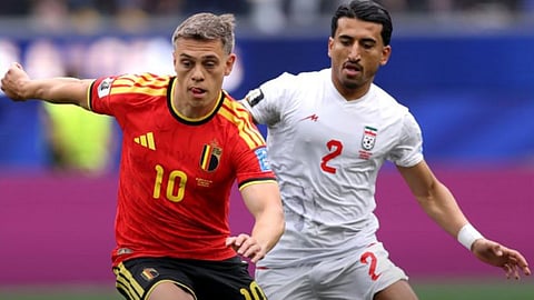 FIFA World Cup: The match between Belgium and Iran ended in a goalless draw.