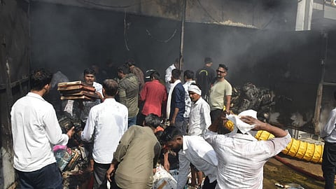 Bhandara Cloth Warehouse Fire