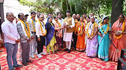 Bhopal Narela Vishwas Sarang Teerth Yatra Ticket Distribution