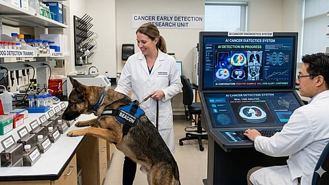 Cancer Detection Dogs and AI New Technology