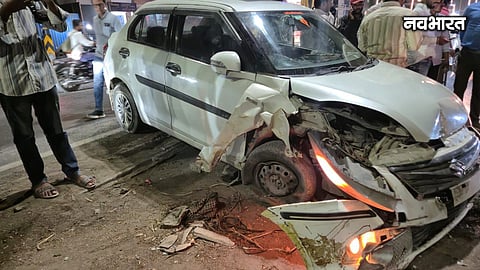 Police Investigating Seven Hill Flyover Car Accident in Sambhajinagar